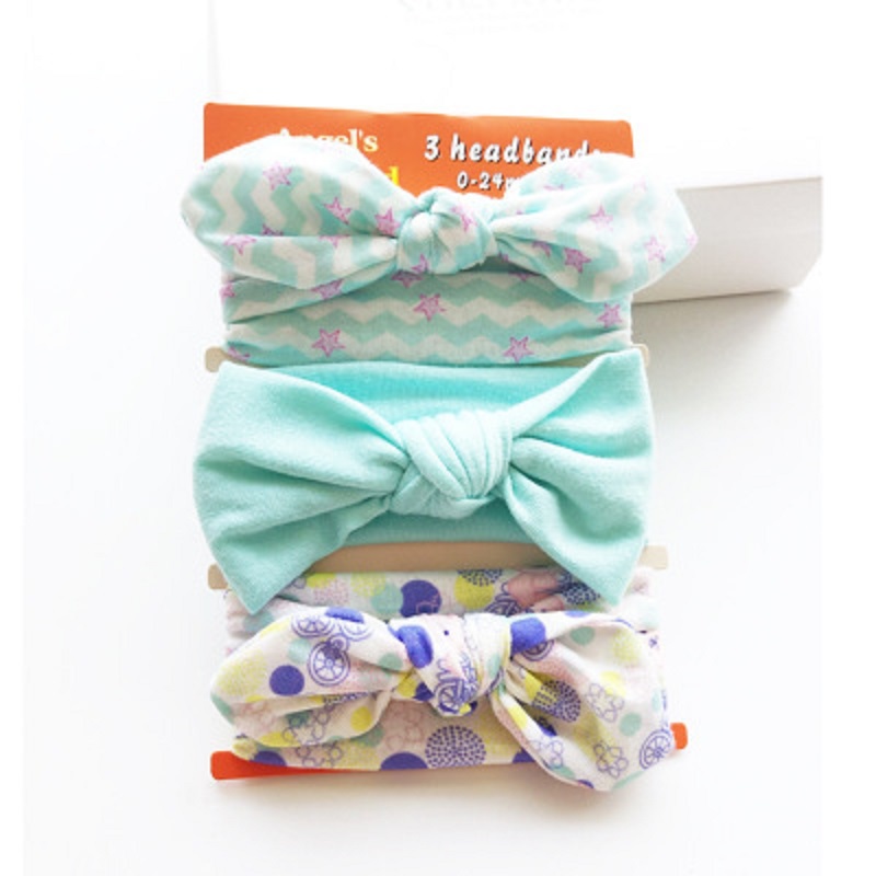 Baby Hair Bows Headband 3PC Set